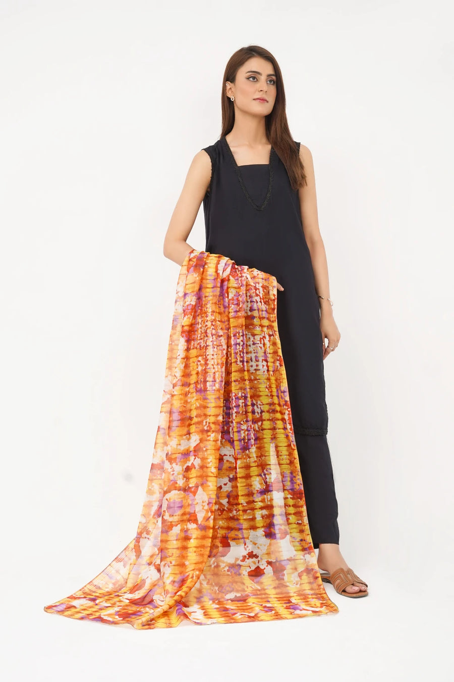 Carnelian -Manar Dupatta