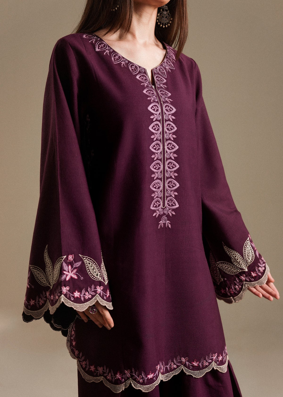 Plum Karandi