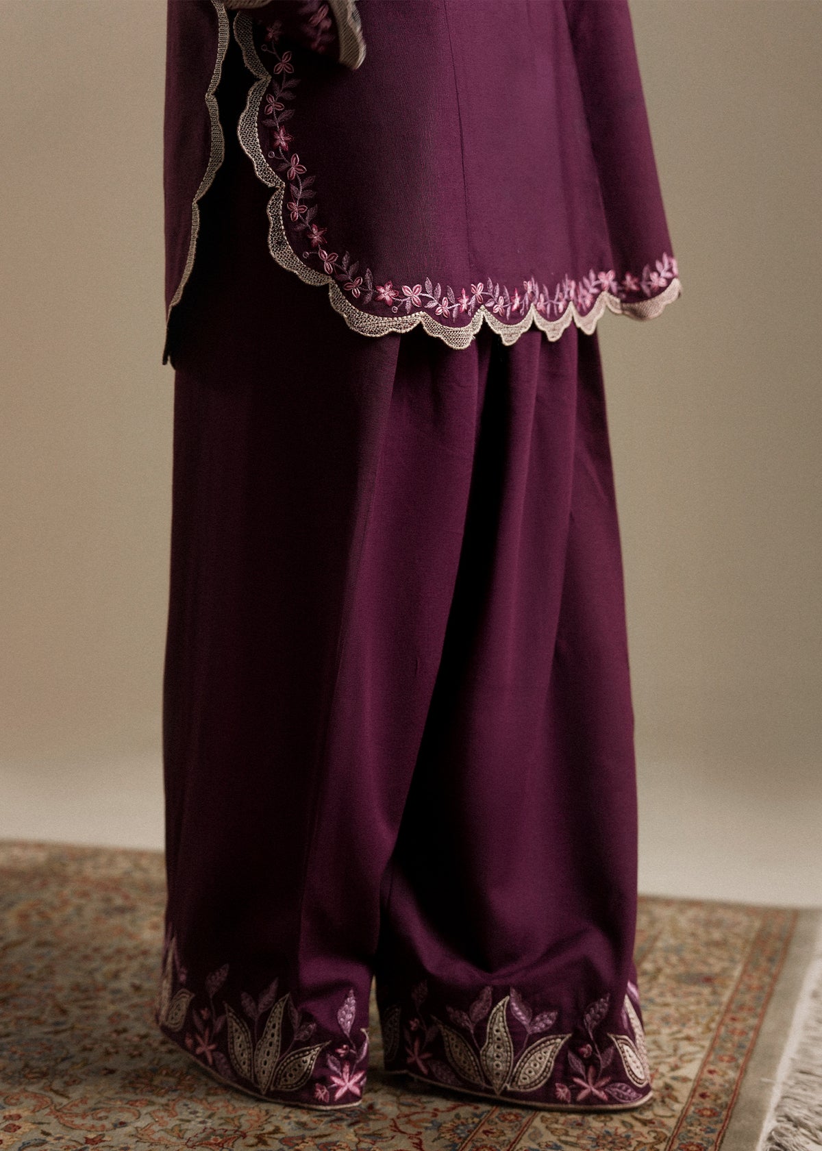 Plum Karandi
