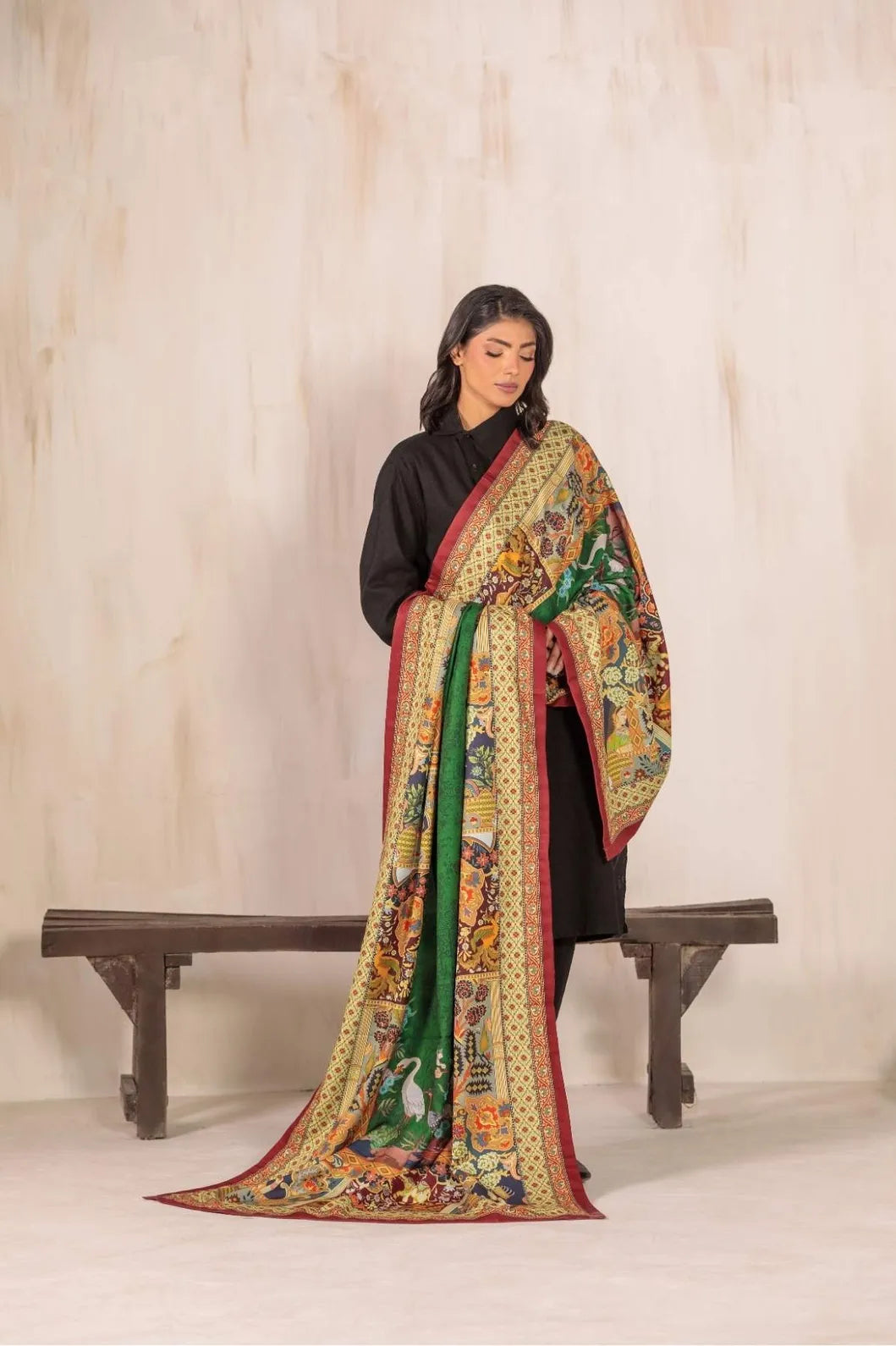 Maya- Winter Shawl