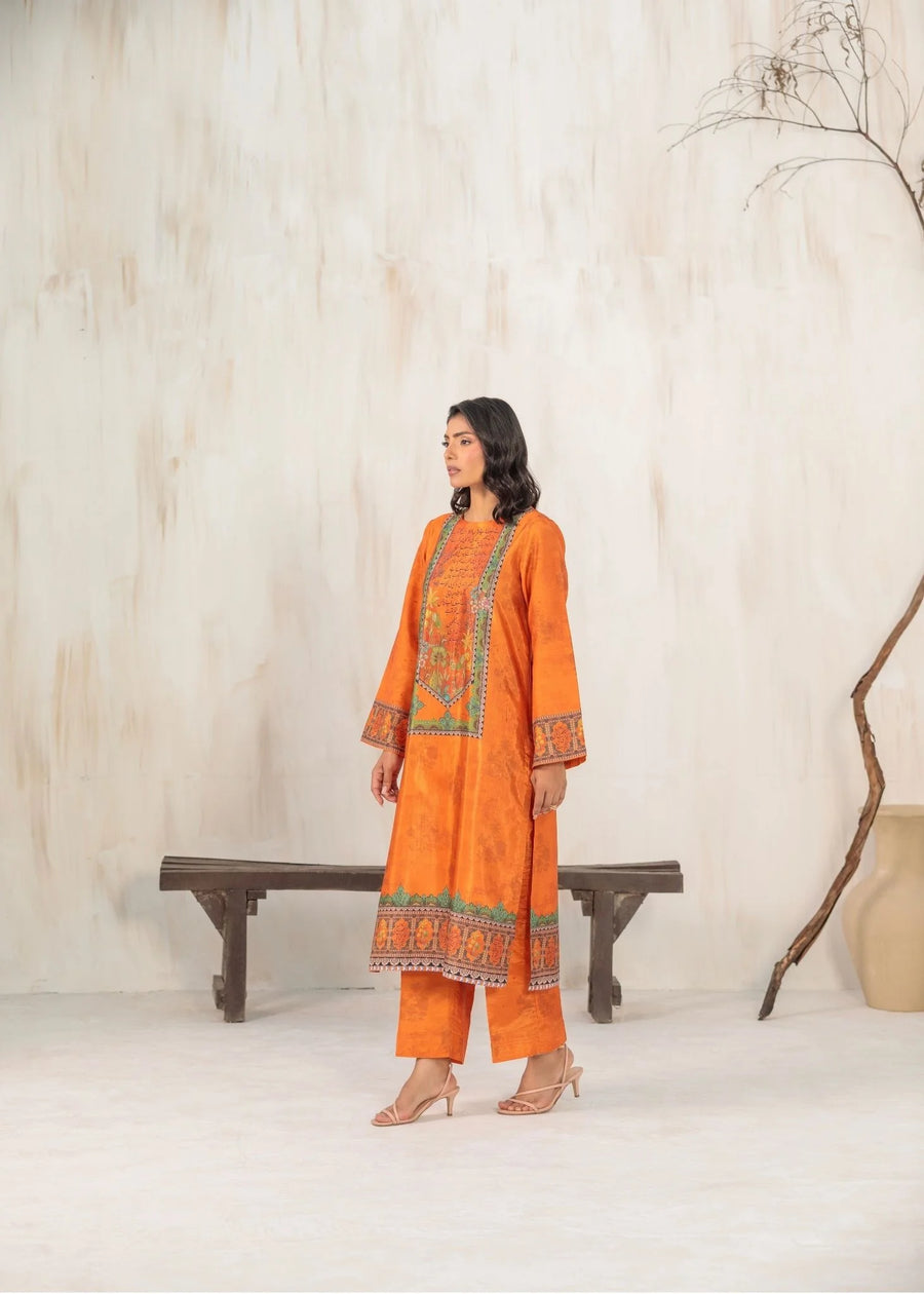 Ochre- Rawsilk set