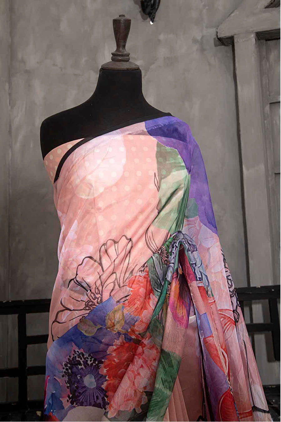 Pink Panache Saree