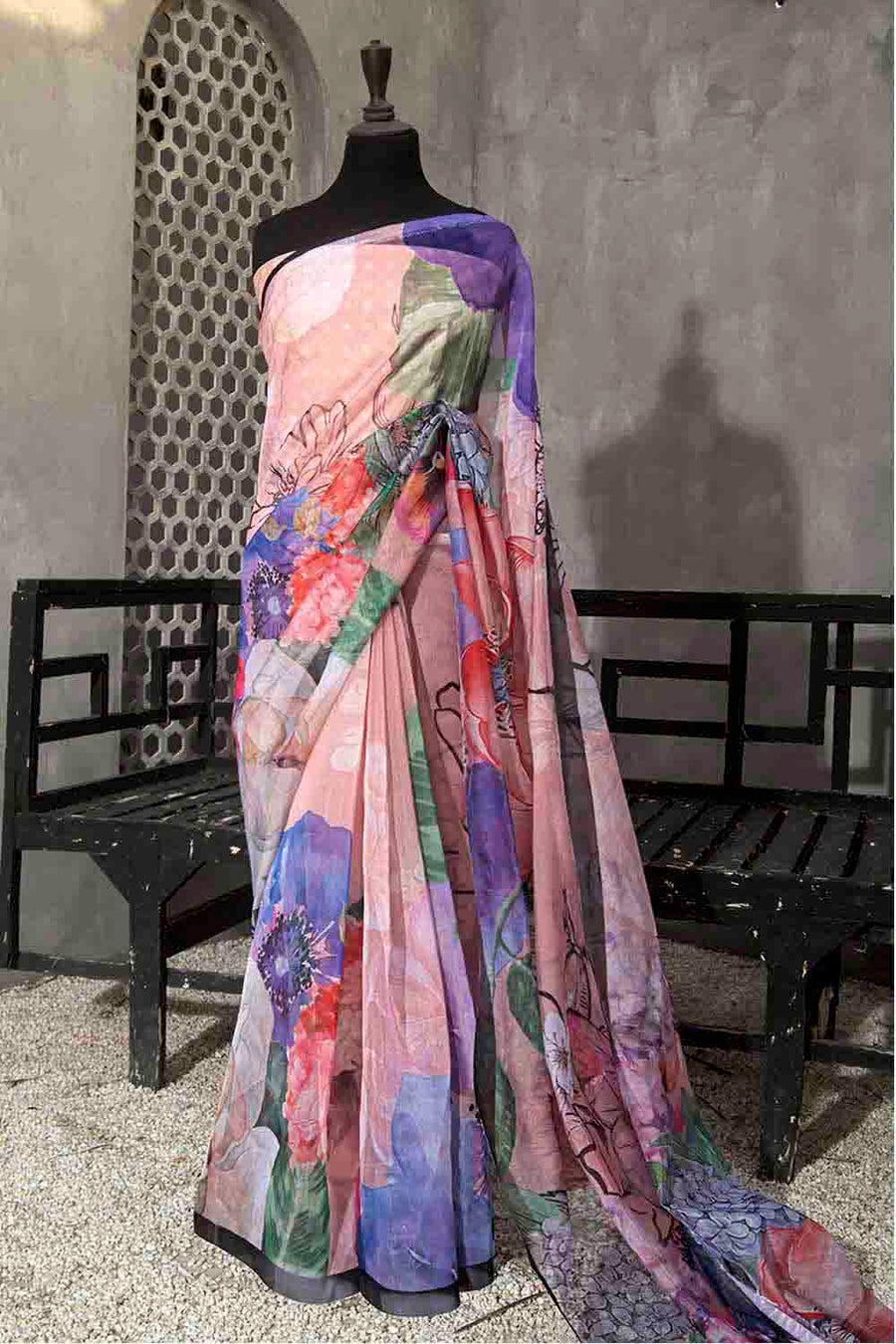 Pink Panache Saree