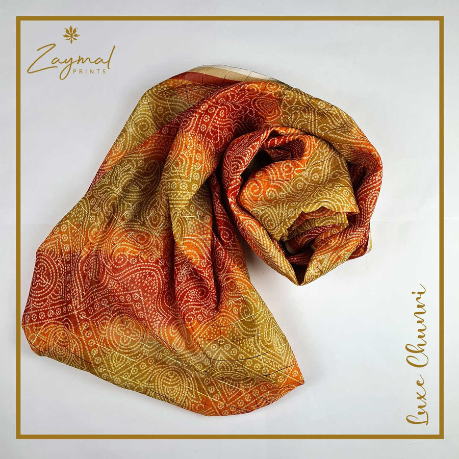 Diagonal Stripes Chunri - Zaymal