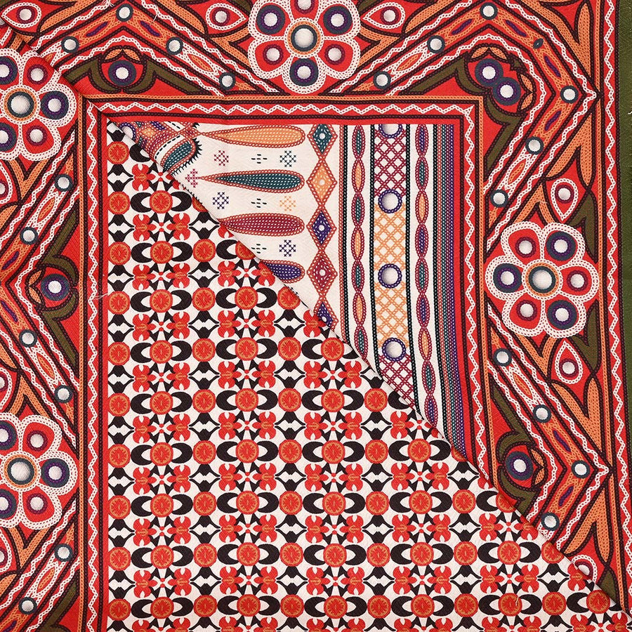 Orange Geometry | DNSH210028 - Zaymal