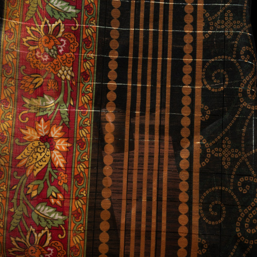 Dark Green Chunri