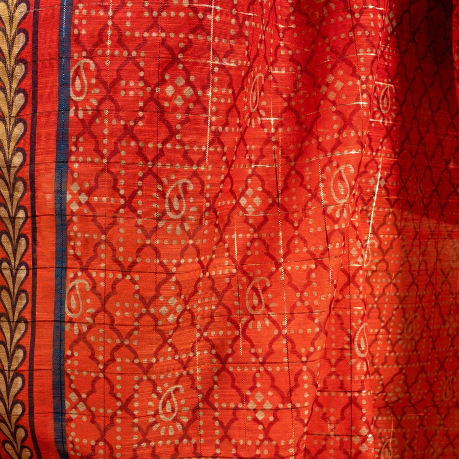 Ombre Orange Chunri