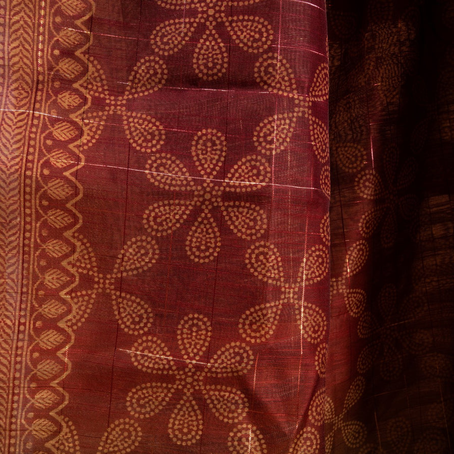 Ombre Pink Green Chunri