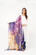 Obsidian -Silk Dupatta