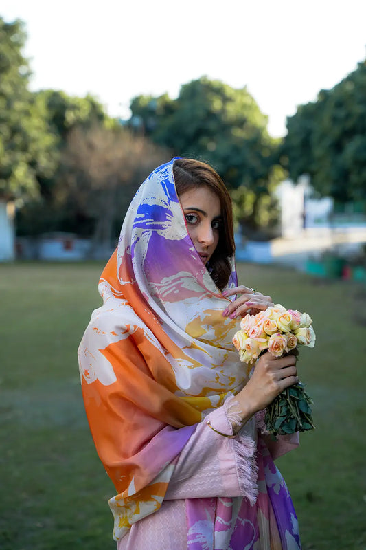 Flora - Silk Dupatta