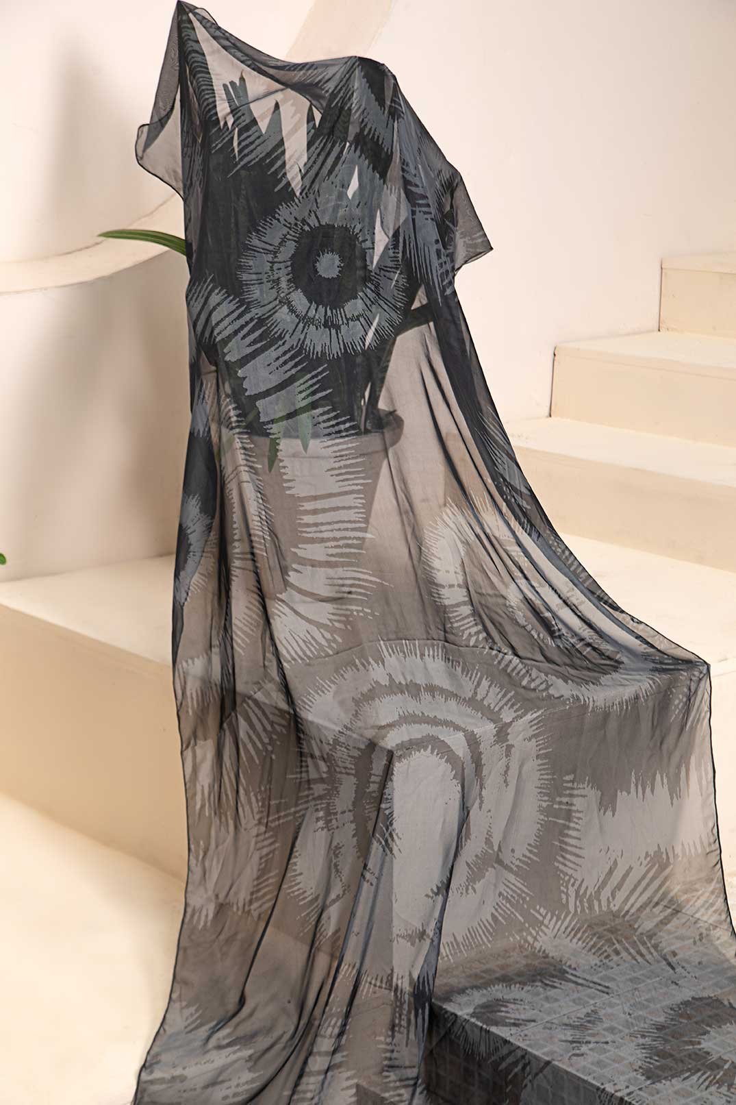 Gray Matters - Silk Dupatta