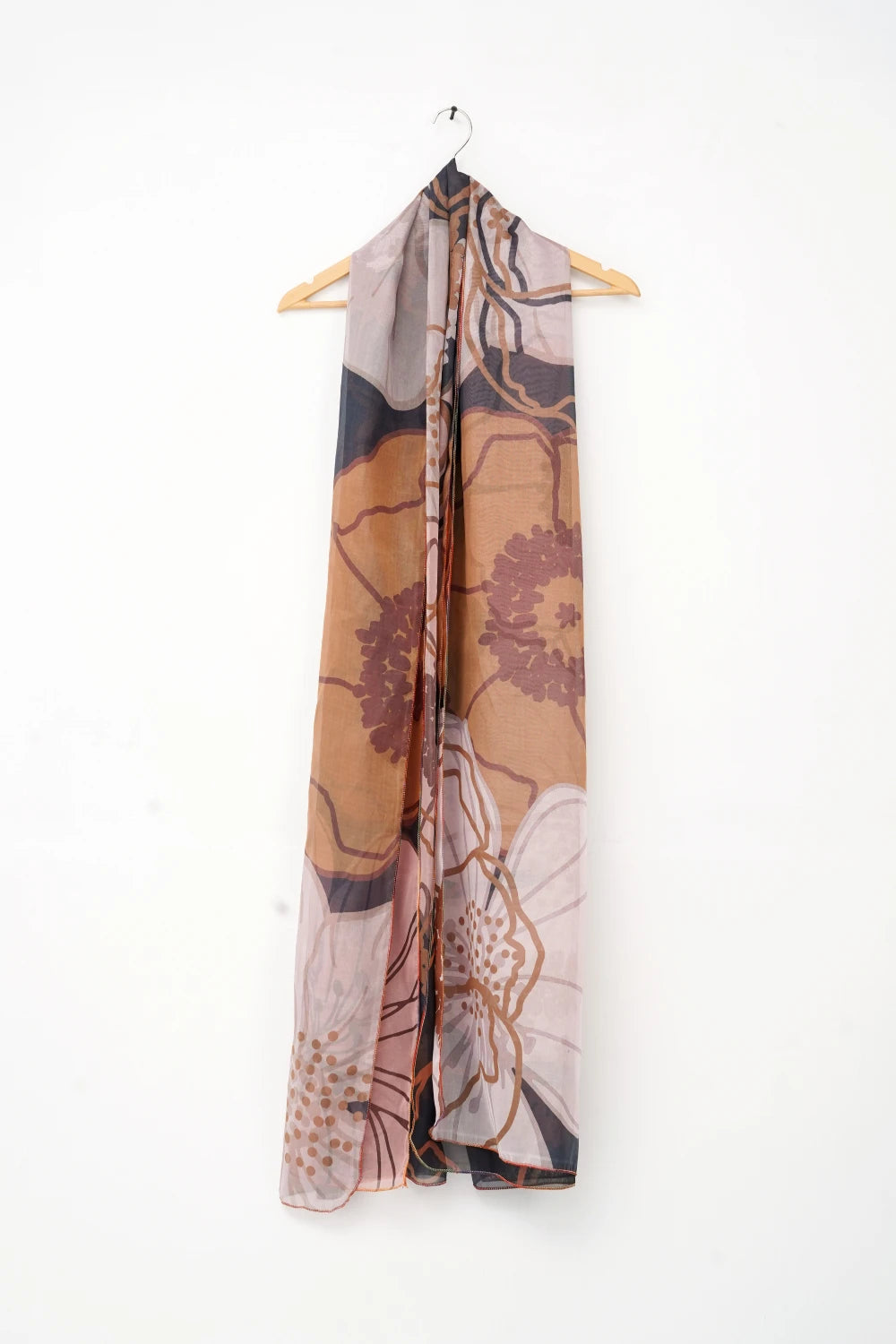 Dusk Brown - Silk Dupatta