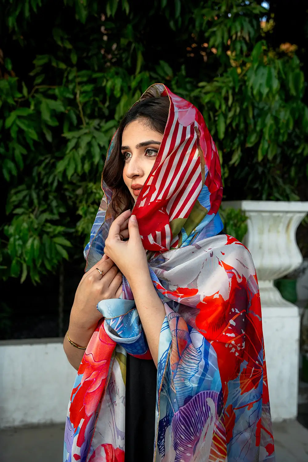 Fleur - Silk Dupatta