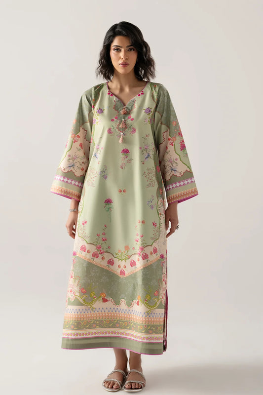 SAGE GREEN RELAXED KAFTAN