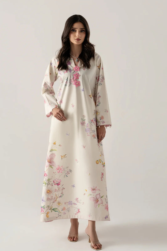 OFF-WHITE RELAXED KAFTAN