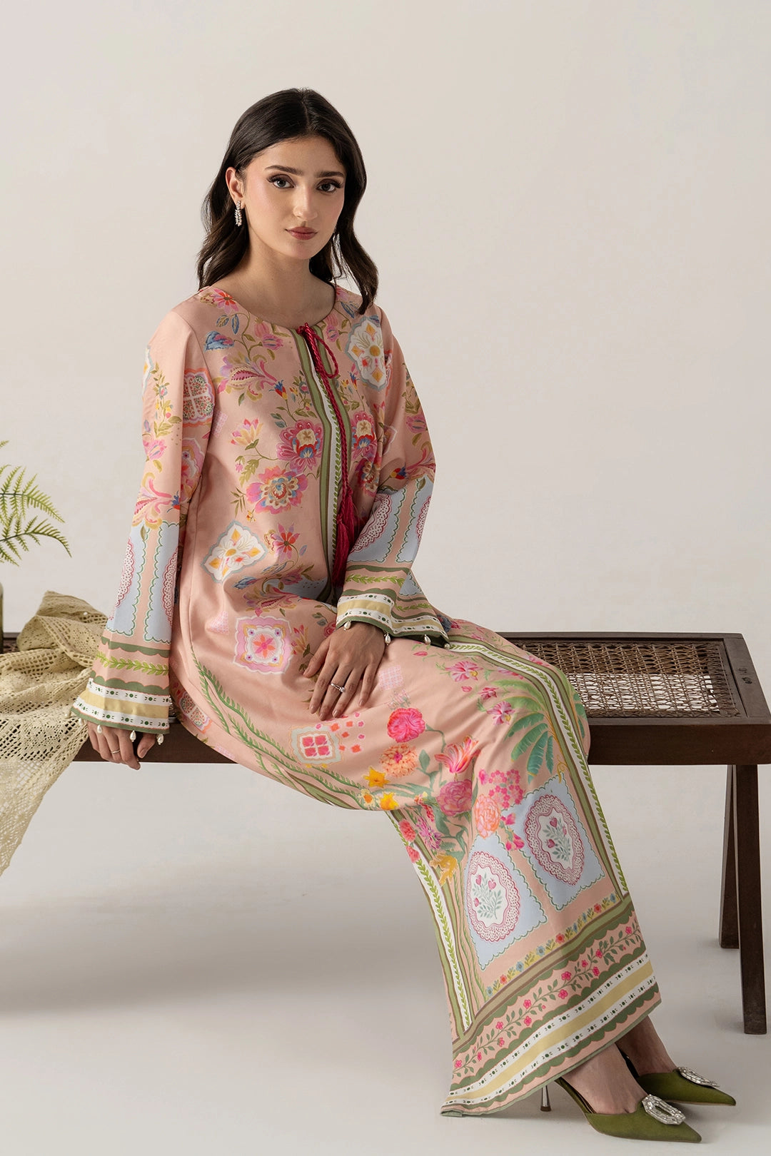 PEACH RELAXED KAFTAN