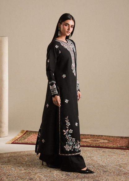 Noir Khaddar 2-Piece Set