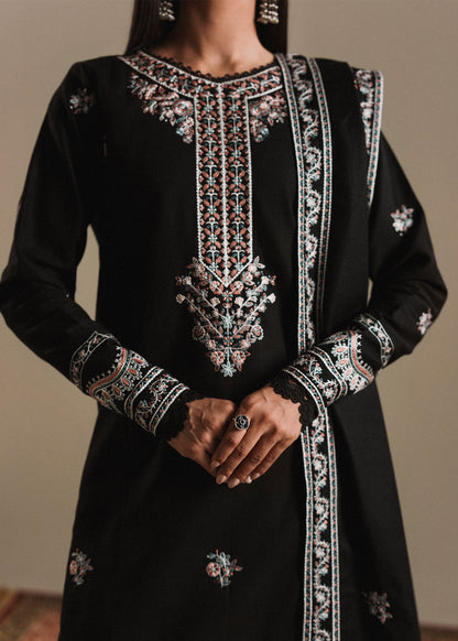 Noir Khaddar 2-Piece Set