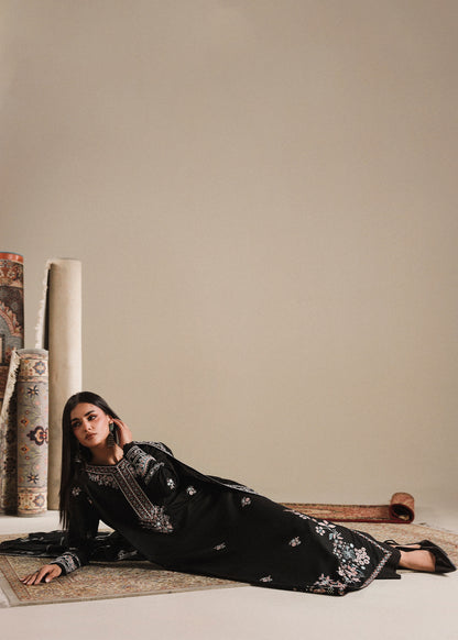 Noir Khaddar 2-Piece Set