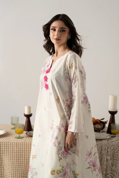 OFF-WHITE RELAXED KAFTAN