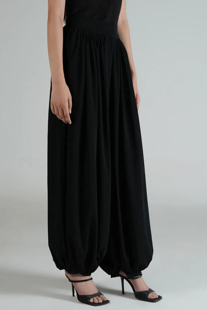 BLACK - BALLOON PANTS