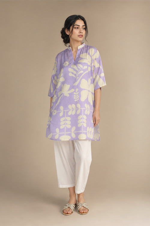 LILAC- MINT SHIRT WITH SKINNY SHALWAR