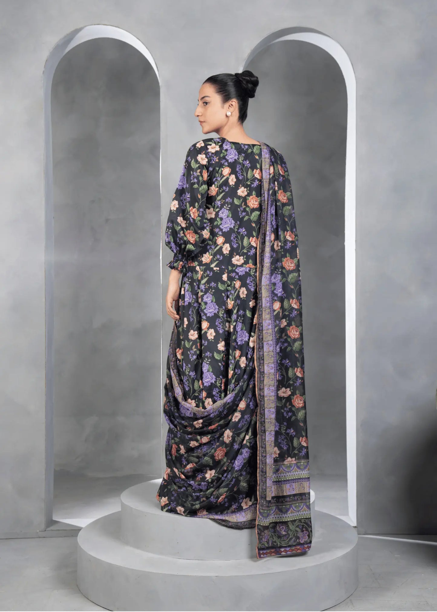 Hyacinth - Pre Draped Saree