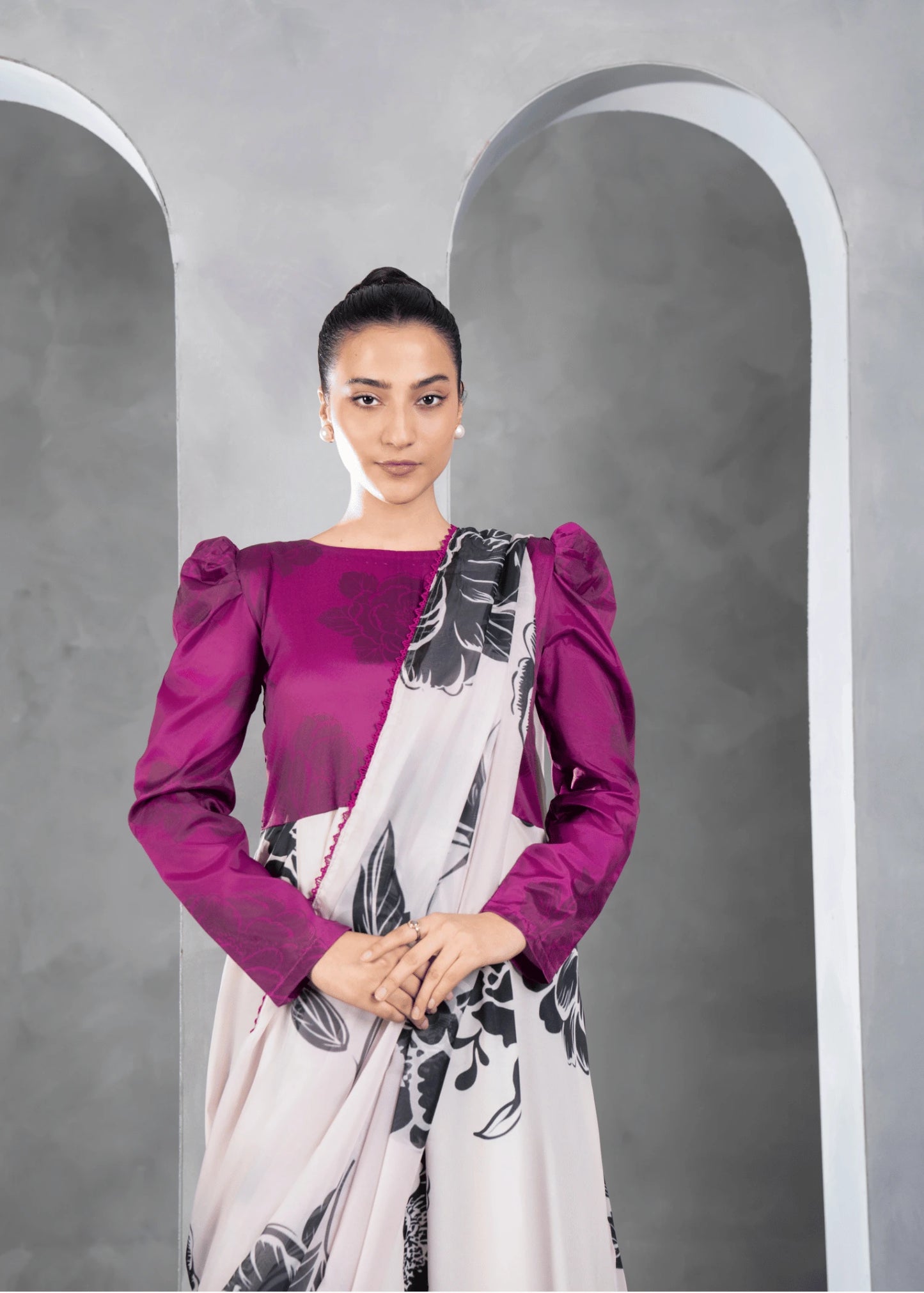 Mulberry - Pre Draped Saree