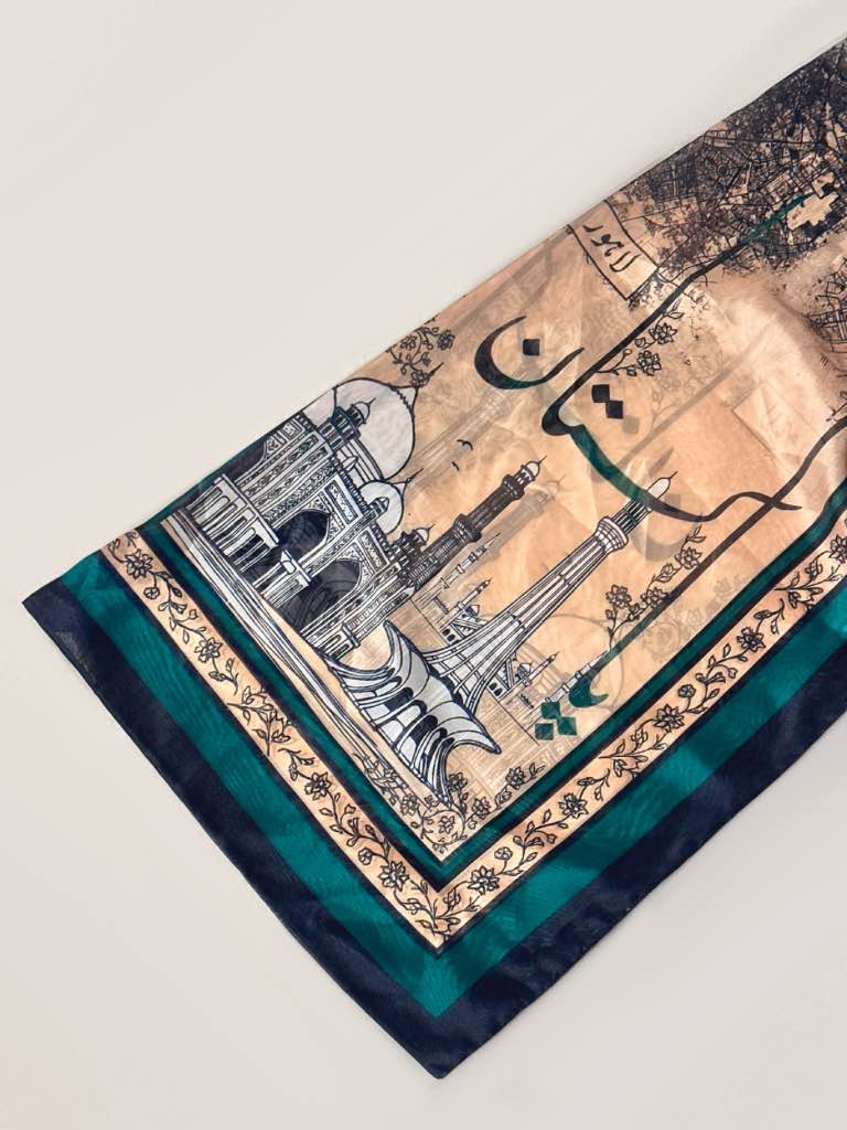 Sarzameen - Silk Scarf