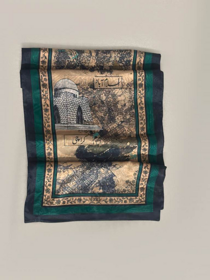 Sarzameen - Silk Scarf