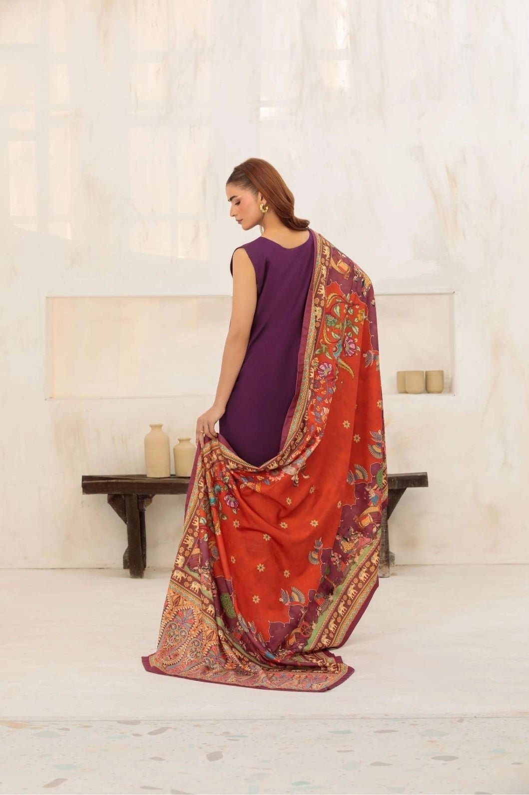 Mushk- Winter Shawl