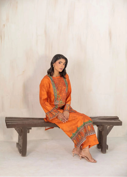 Ochre- Rawsilk set