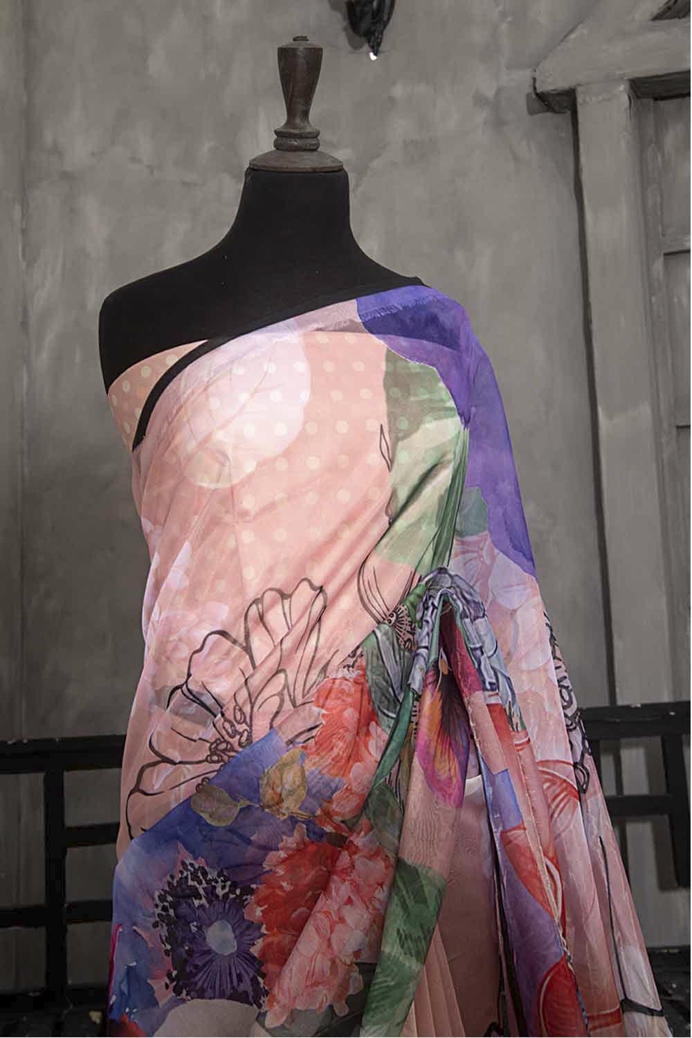 Pink Panache Saree