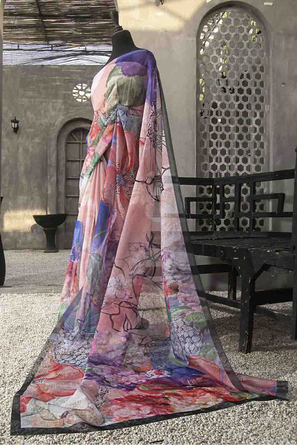 Pink Panache Saree