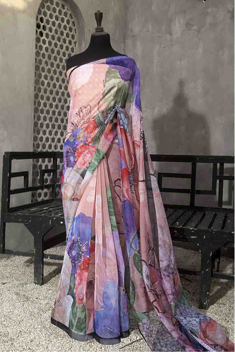 Pink Panache Saree