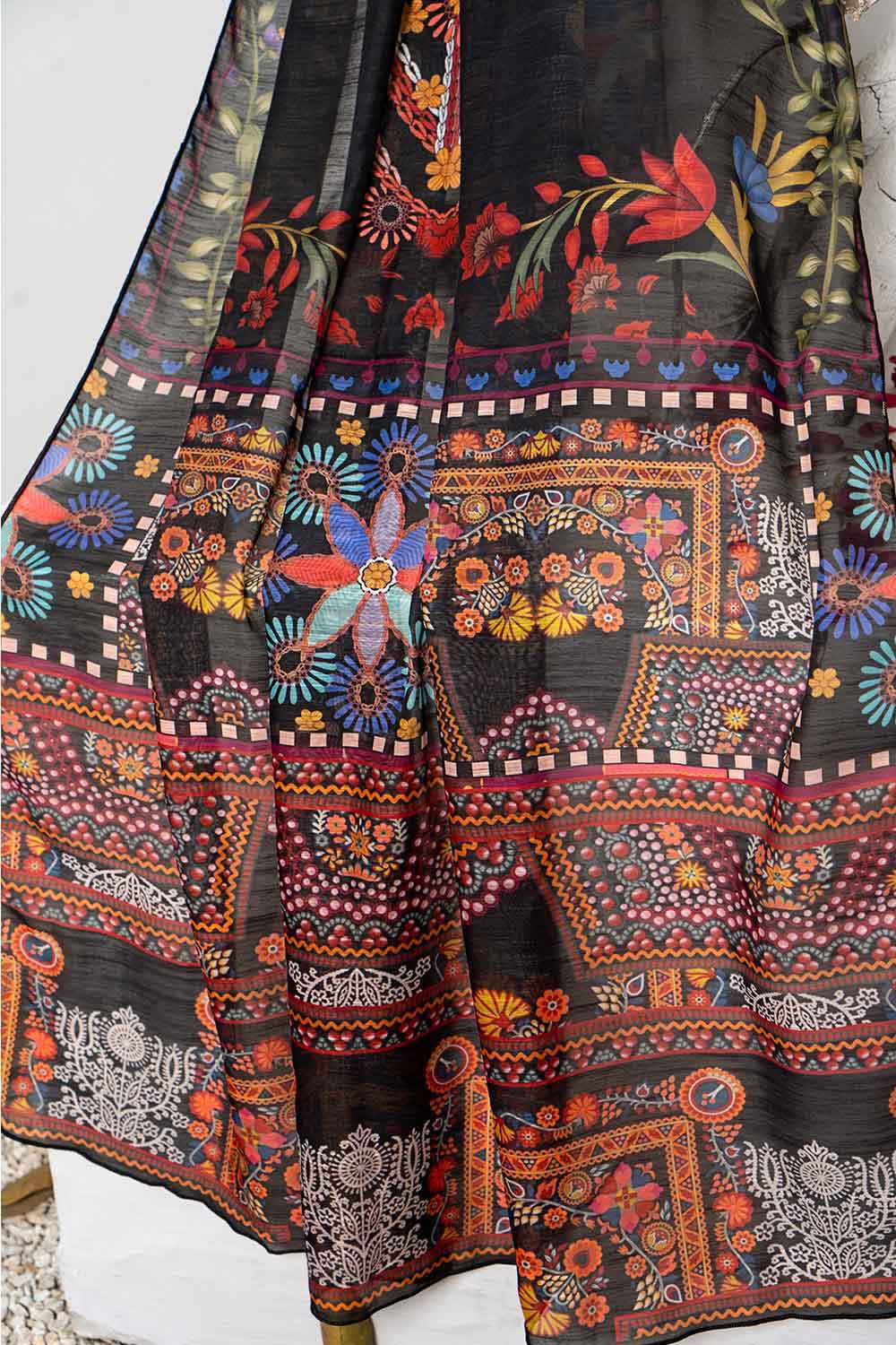 Black Montage - Dupatta