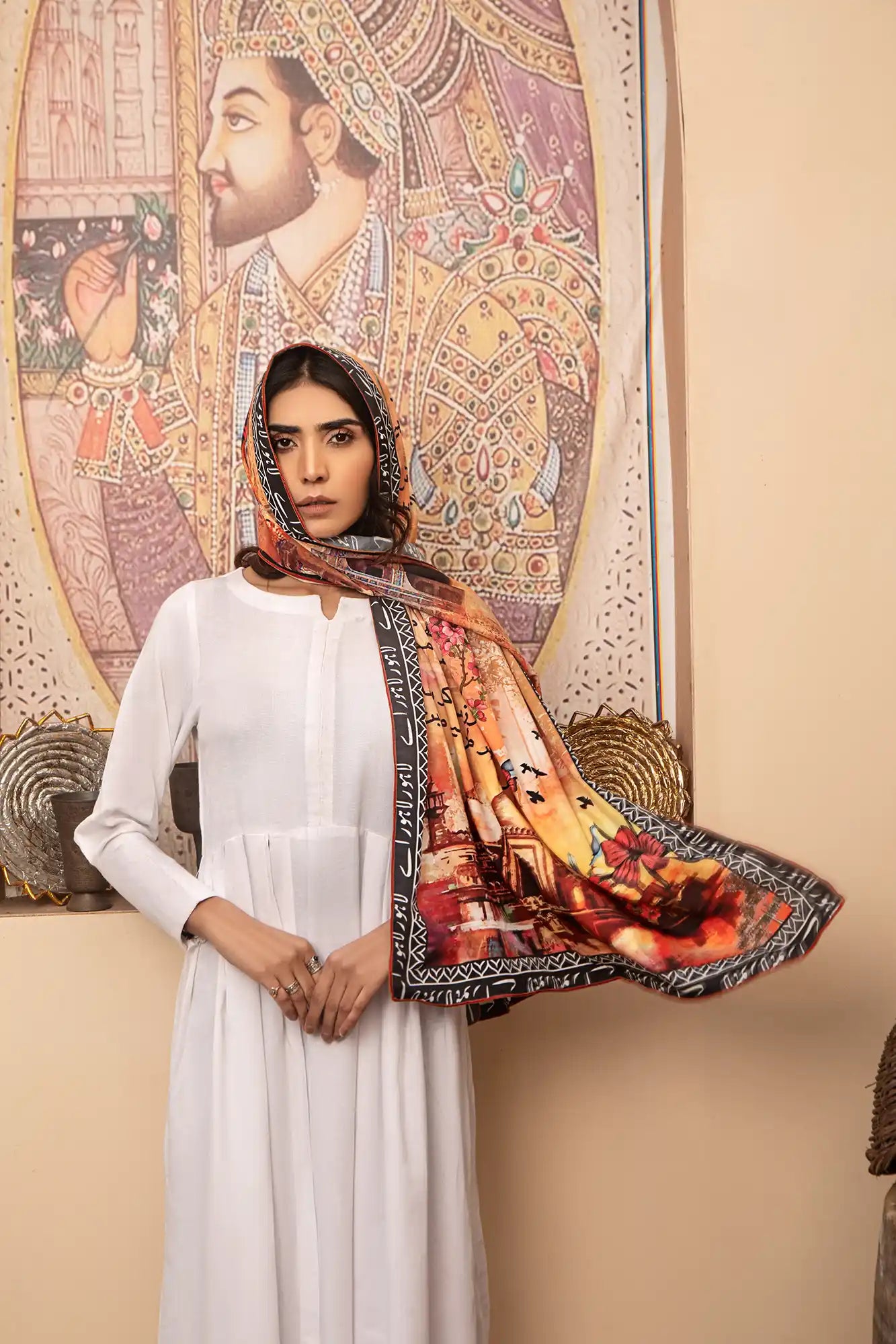 Lahore Silk Scarf