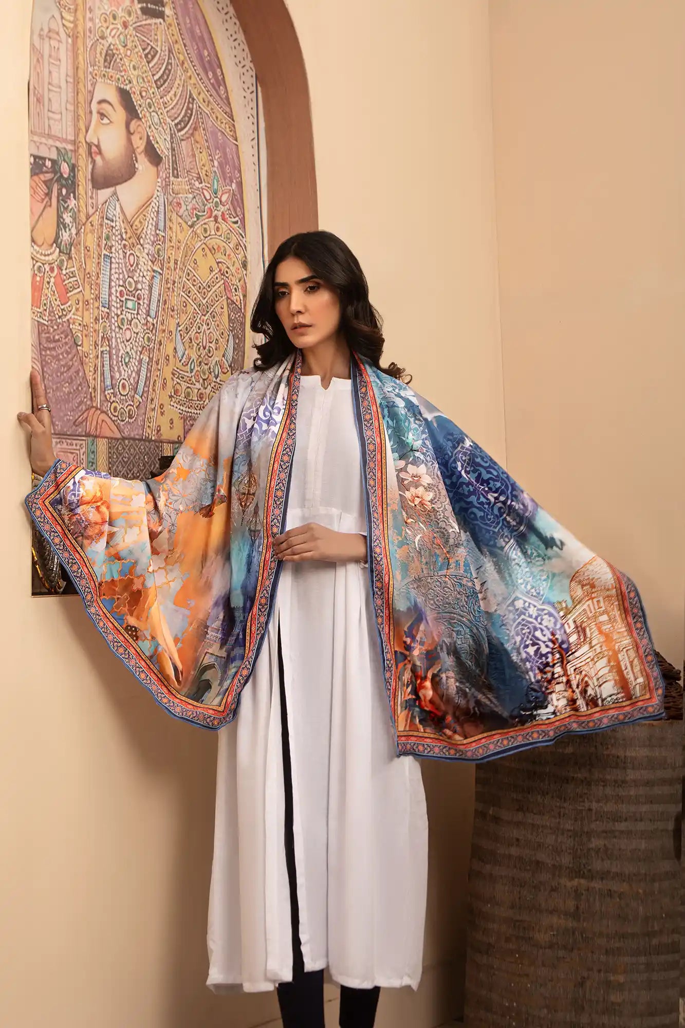 Multan Silk Scarf