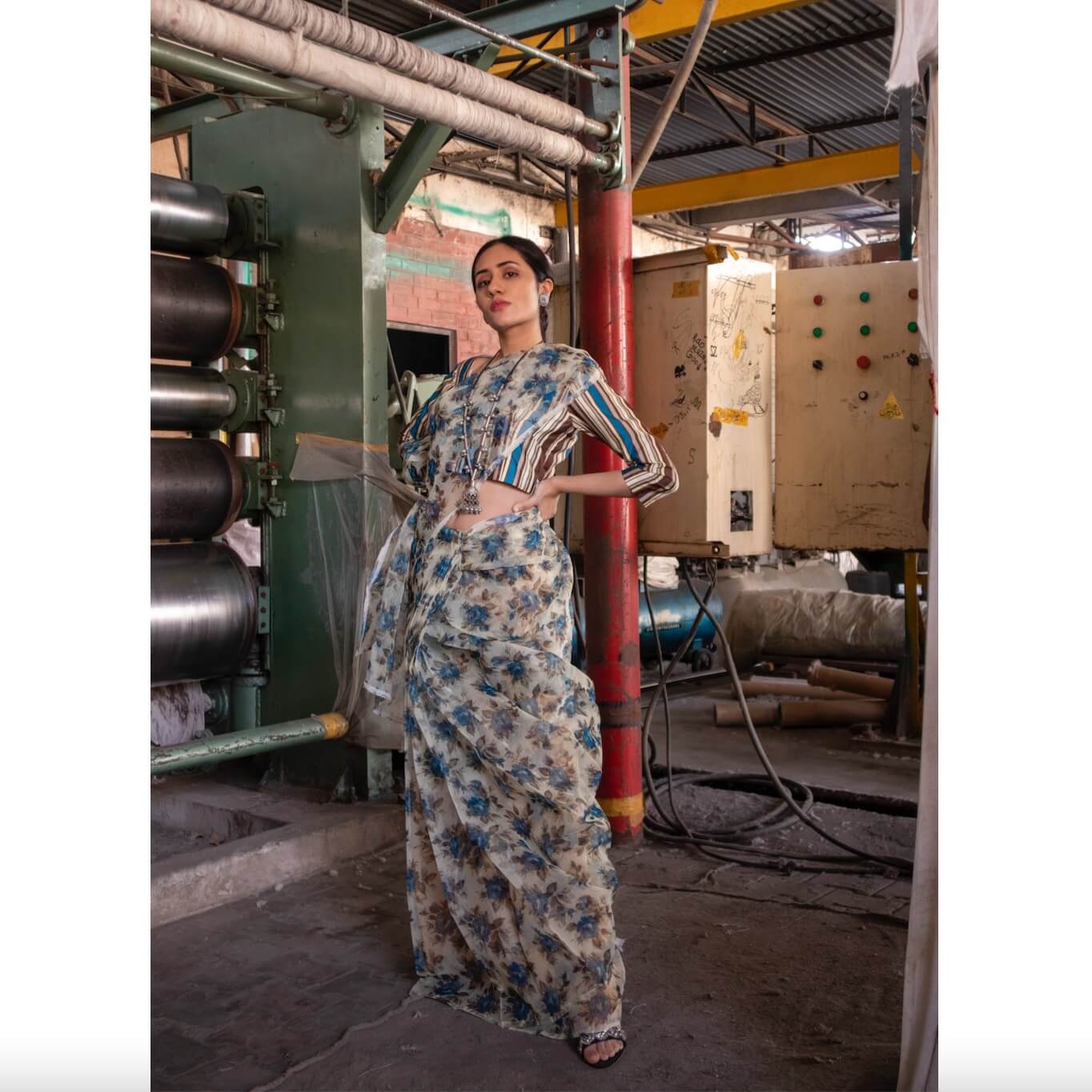 French Press Saree | Kar6 - Zaymal