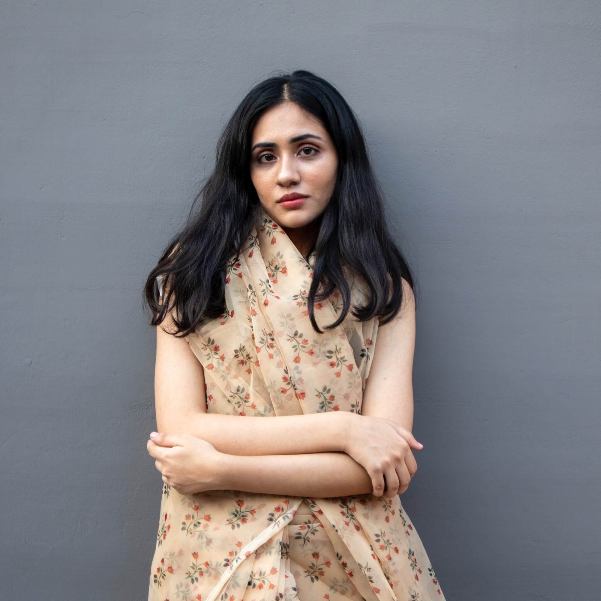 Light latte Saree | Kar5 - Zaymal