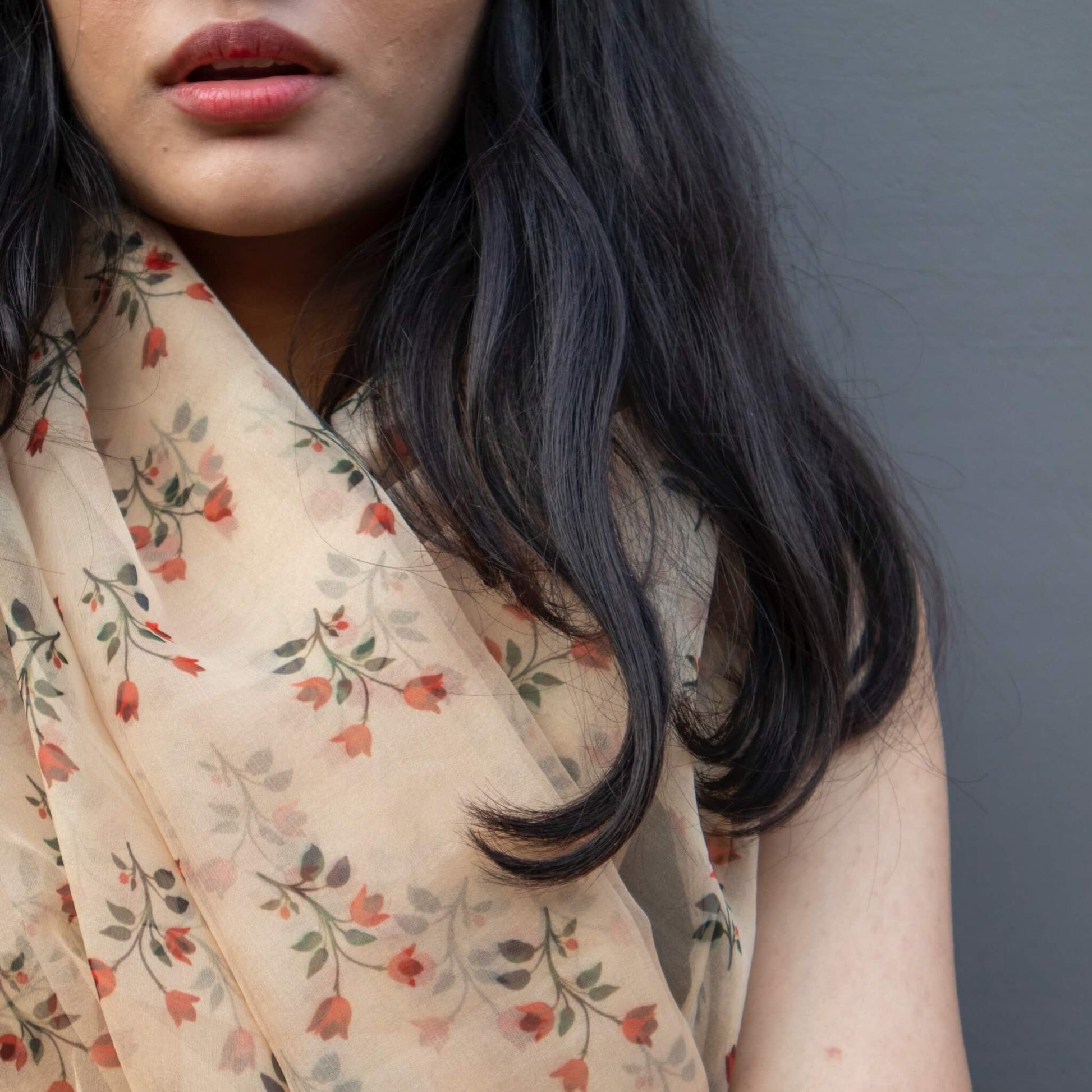 Light latte Saree | Kar5 - Zaymal