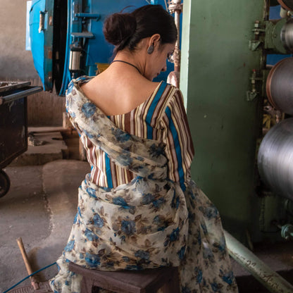 French Press Saree | Kar6 - Zaymal
