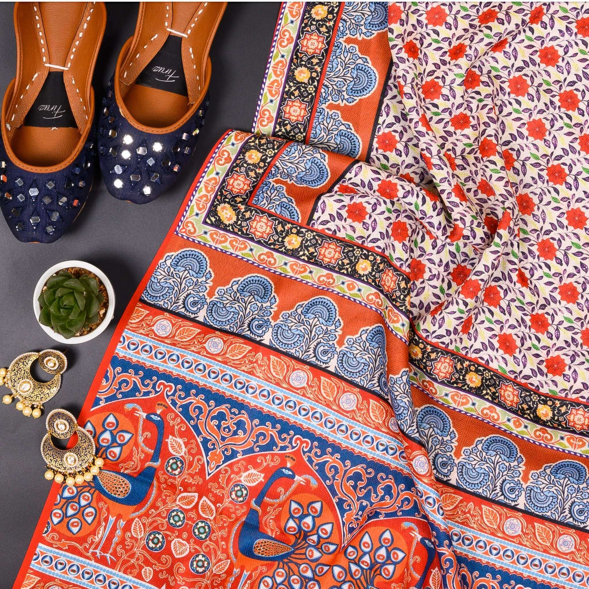Orange & Blue Mor | DN SH21002 - Zaymal